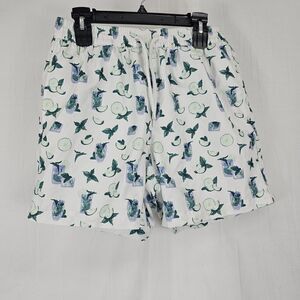 Caribbean Swimwear Men's Size Medium White Mojito Print Swim Trunks